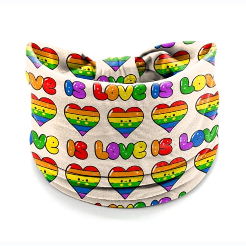 Winthrop 4-Pack Rainbow Pride Headbands – Stretchy LGBTQ+ Hair Bands
