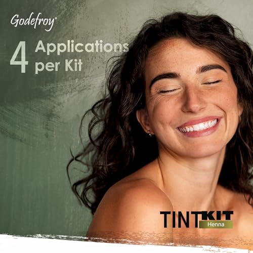 Godefroy Henna Powered Hair Color Kit Medium Brown - Spot & Full Application