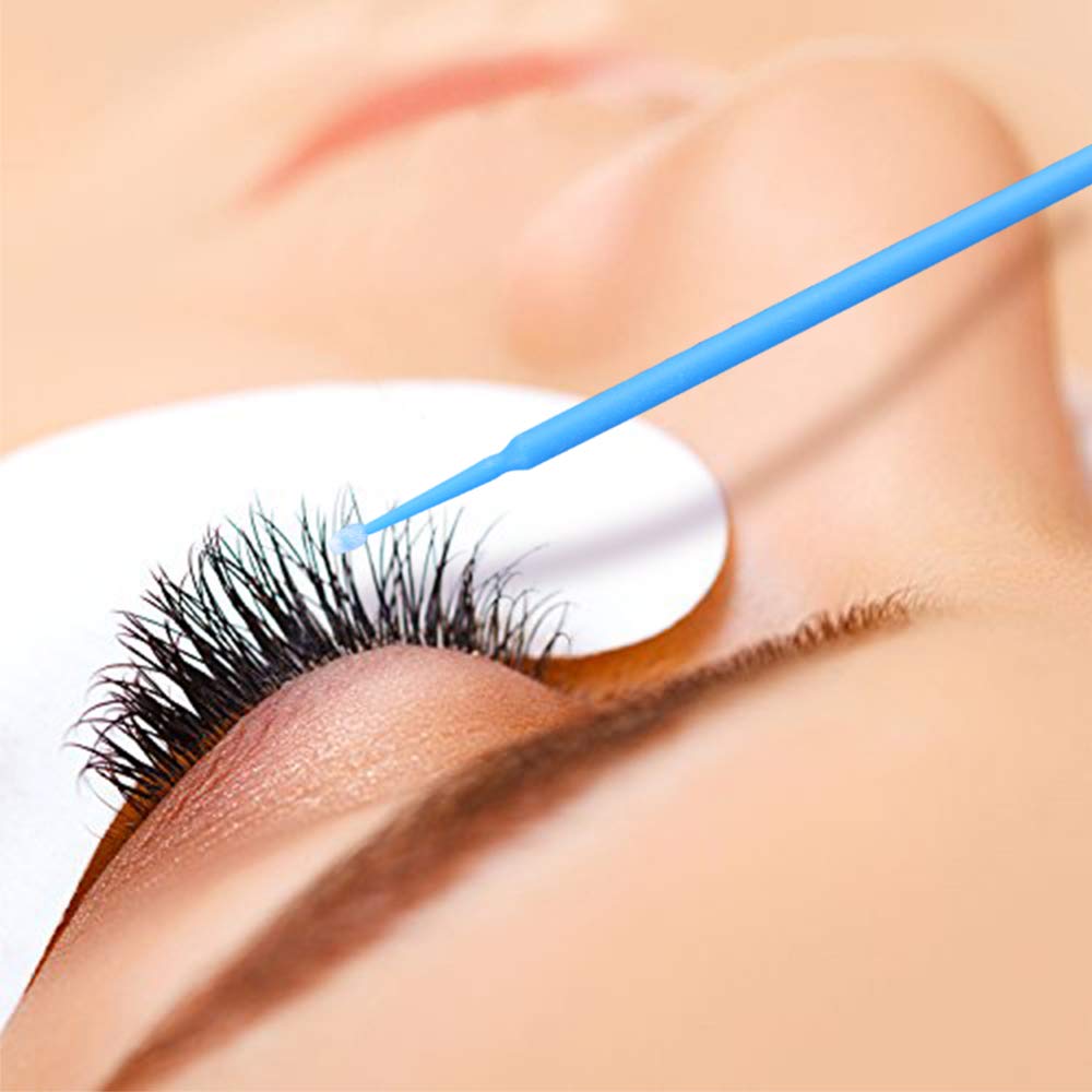 G2PLUS Cotton Swabs - 500PCS Micro Applicators for Makeup, Eyelash Extensions & Personal Care | 2.5mm Head Diameter