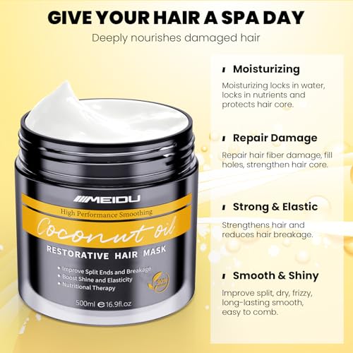 YOURTONE Keratin & Coconut Oil Hair Mask - Deep Repair for Damaged Hair