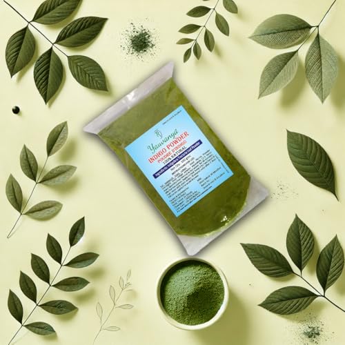 100% Natural Indigo Powder for Hair Color - 300g (Vegan, Chemical-Free)