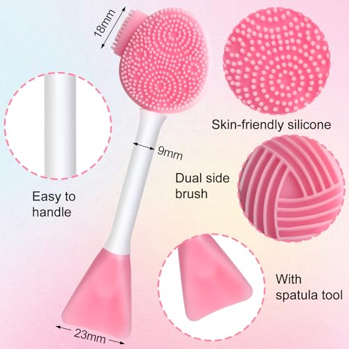 MUIIGOOD Silicone Face Scrubber & Cleansing Brush for Exfoliation