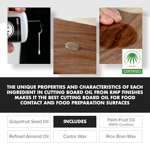 RMP Plant-Based Cutting Board Oil - Food Grade, 8oz
