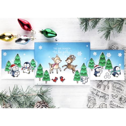 Winter Die-Cut Stamps & Metal Dies for Scrapbooking - FAWENUCY