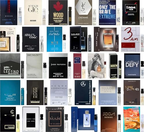 PureScents Men's Cologne Sample Vial Set - 8 Pack Variety