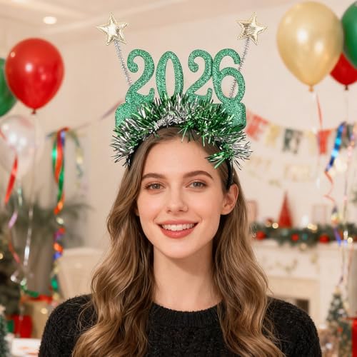 Sparkly New Year Headband - Happy New Year Star Tiara Hair Accessory