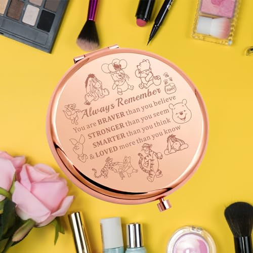 KEYCHIN Bear-RG Honey Bear Compact Pocket Mirror - Makeup Tool