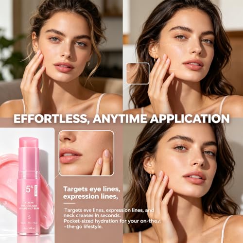 Olivine Pink Collagen Multi Balm Stick - Hydrating for Face & Neck