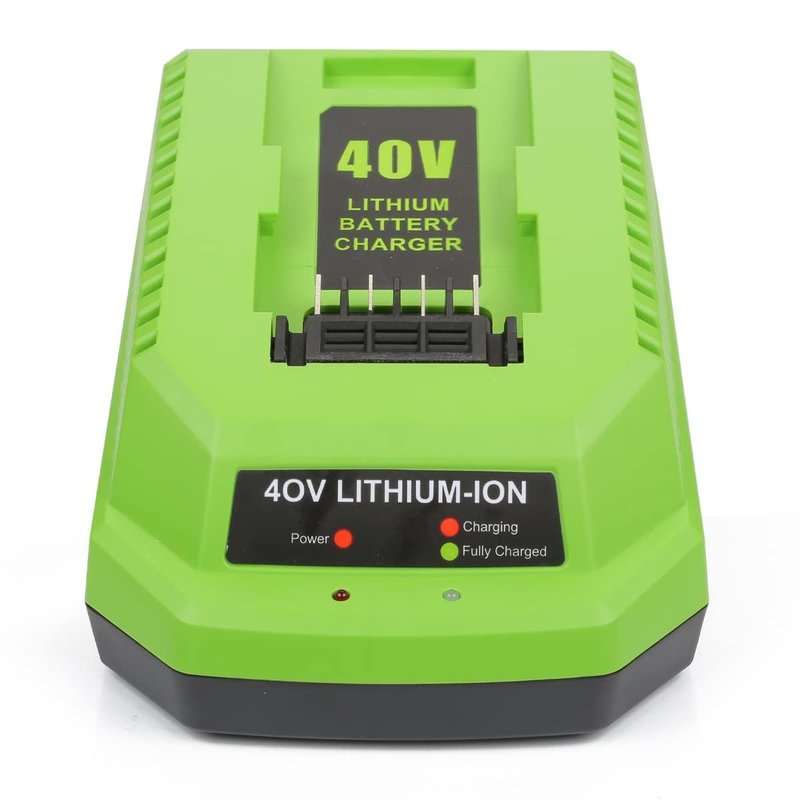 Powilling Replacement Charger Compatible with Greenworks 40V Battery Charger Lithium Ion 29482 29462 29472 2901319 2938302 BAF702 L-300 BAF704 BAF705 Compatible with 40V G-MAX Power Tools