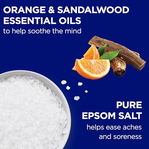 Dr Teal's Magnesium Epsom Salt Soak, Snowy Night - 3 lbs
