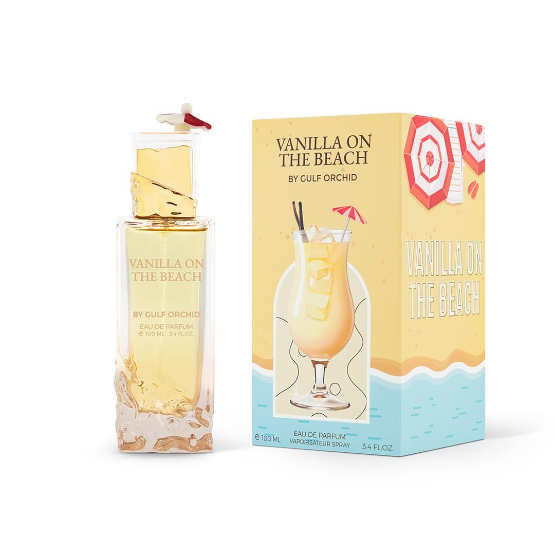 Gulf Orchid Vanilla Eau de Parfum - Tropical Beach-Inspired Fragrance | 3.4 oz