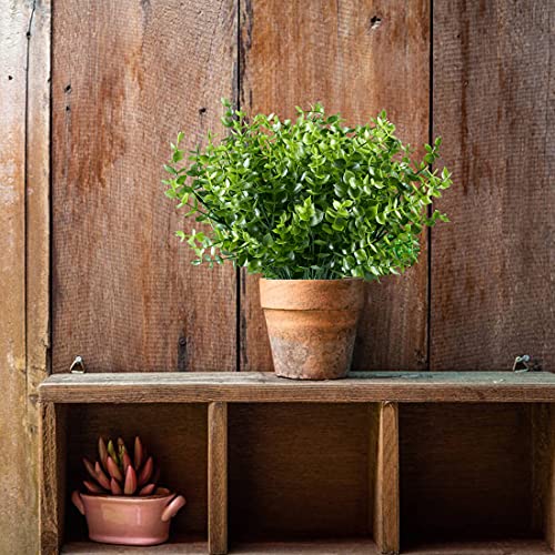 Artificial Eucalyptus Plants - 6PCS UV Resistant Faux Greenery for Home Decor