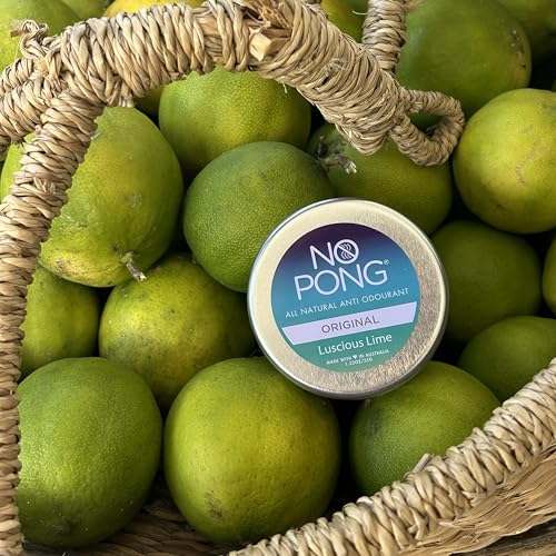 No Pong Luscious Lime Natural Deodorant 35g - Aluminum-Free