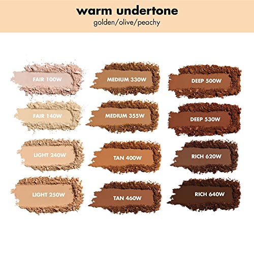 e.l.f. Camo Powder Foundation - Long-Lasting Semi-Matte Face Makeup
