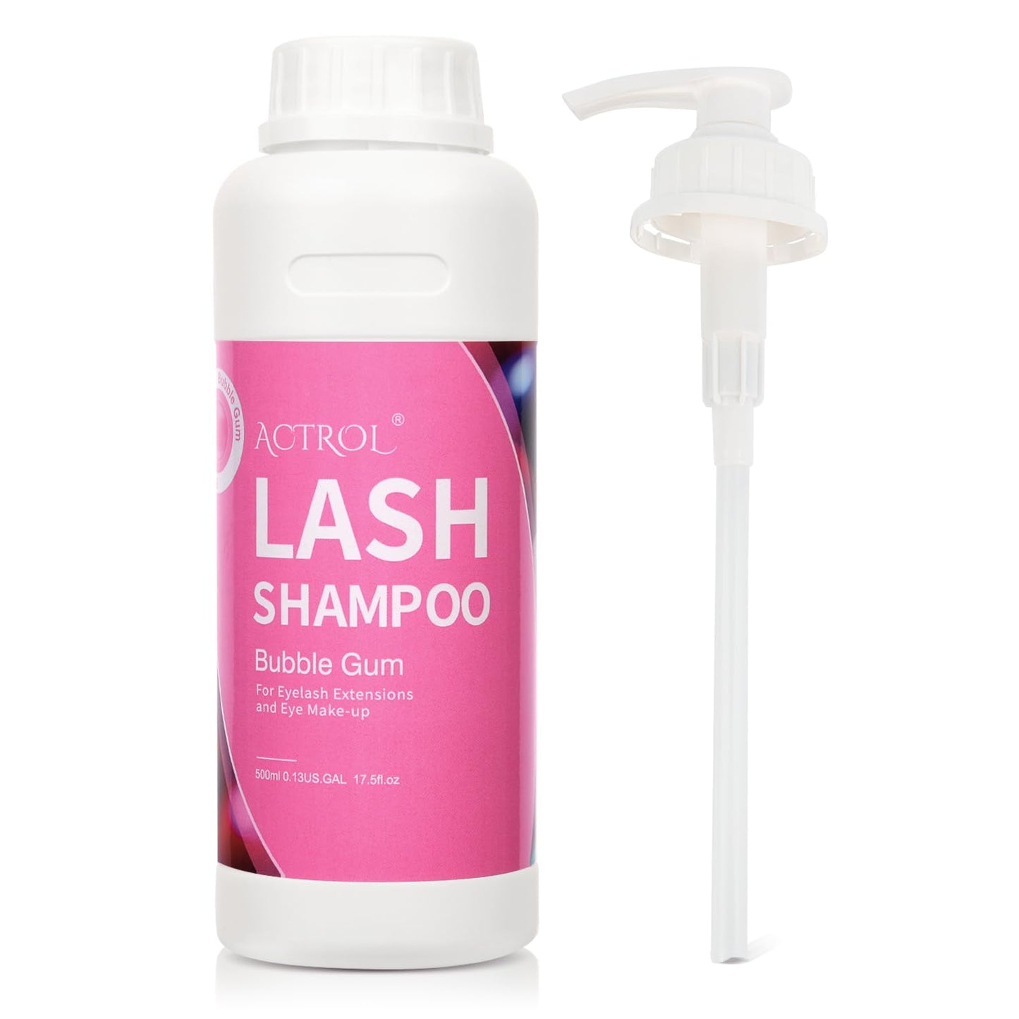 Eyelash Extension Cleanser - Natural Aloe Foaming Shampoo 60ML | Paraben & Sulfate Free, Non-Irritating
