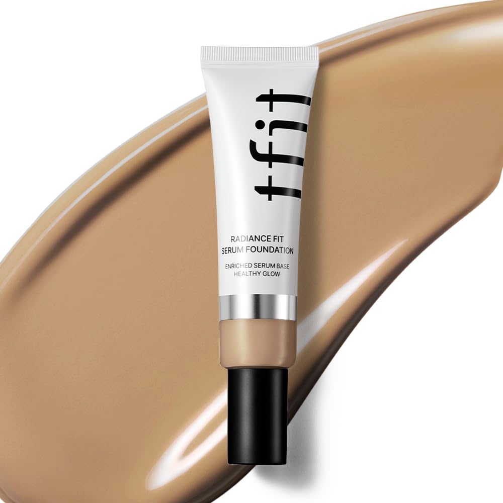 TFIT Radiance Fit Serum Foundation Shade W04 Buff 30g, 83.6% Serum Base
