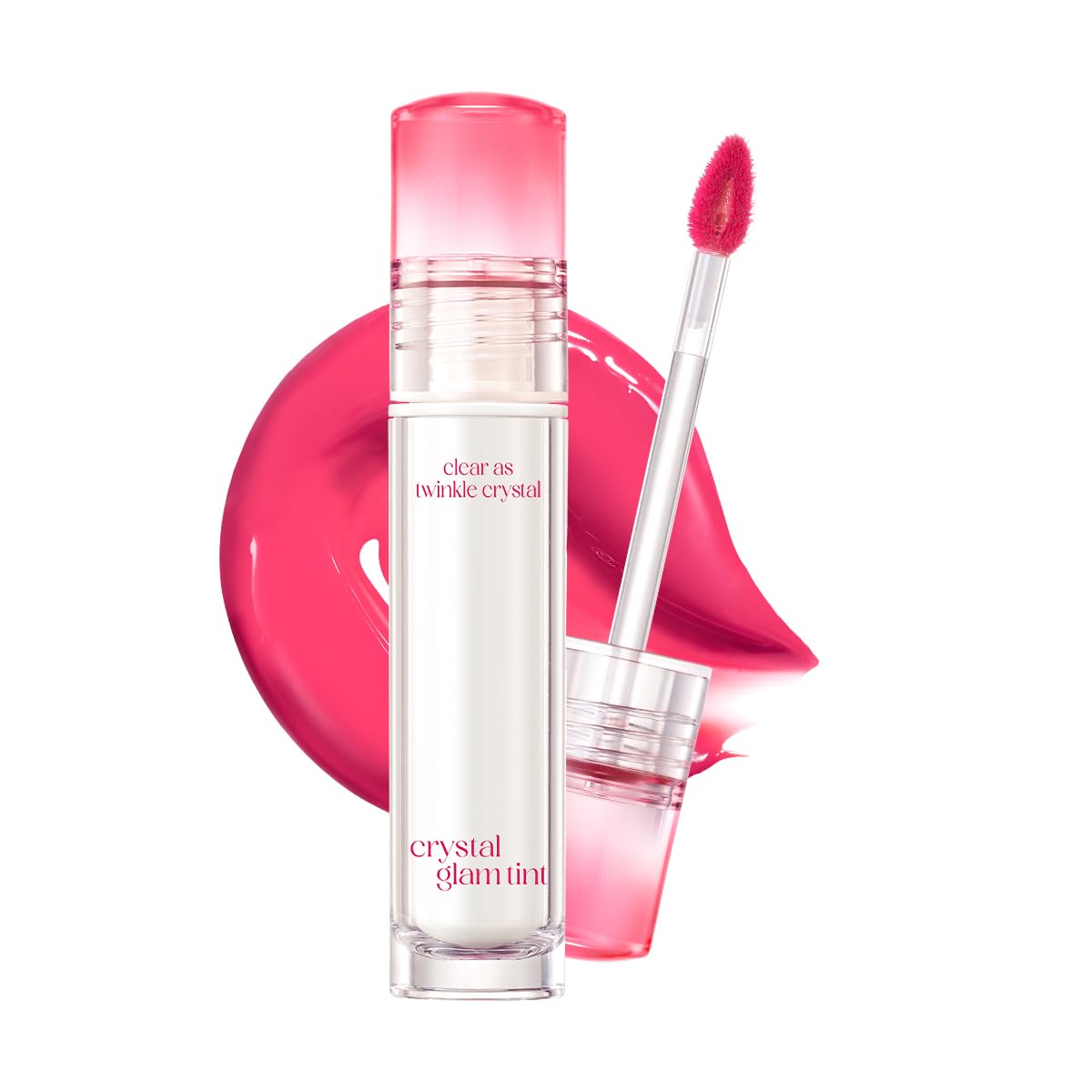 CLIO Crystal Glam Tint - Glossy Lip Tint with Long-Lasting Color | Lightweight Non-Sticky Stain in Daily Mauve