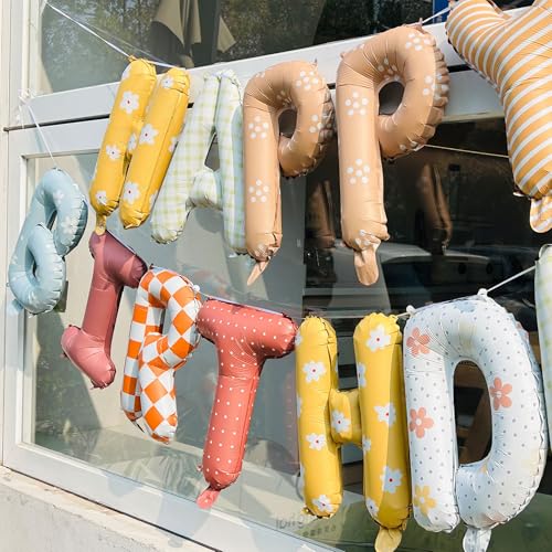 Happy Birthday Balloon Banner - 16-Inch Foil Balloons for Party