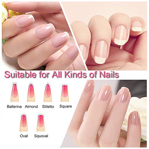 5-Pack Glass Nail Files with Cases - Double-Sided Crystal Nail Care