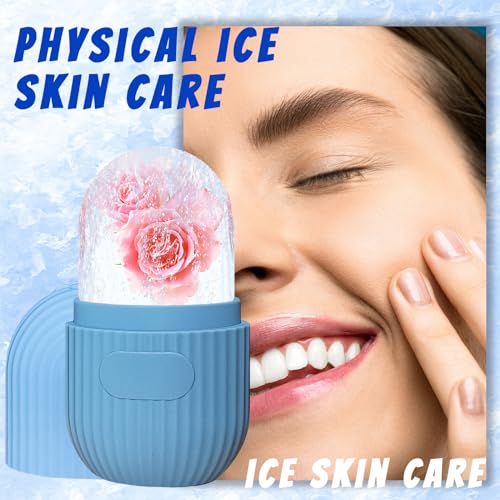 Joyeee Ice Face Roller - Silicone Skin Care Tool for Puffiness Relief