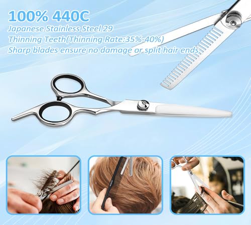 Professional Hair Cutting Scissors & Thinning Shears Kit
