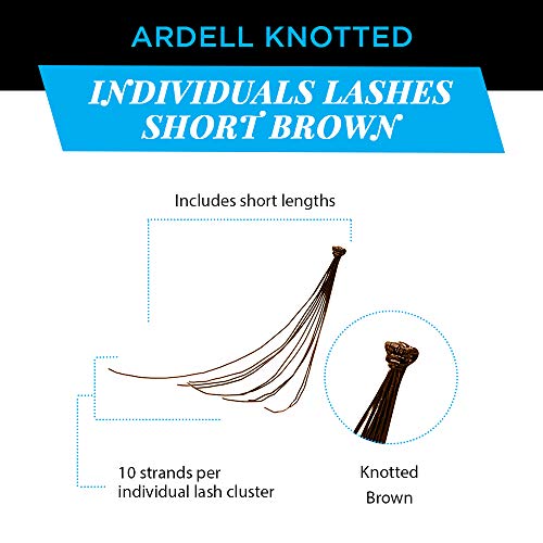 Ardell Knotted Short Brown Lash Clusters - Natural Volume, 4 Pack