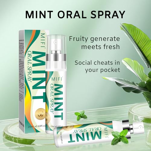 PEGO Sugar-Free Breath Freshener Spray - 20ml Portable Oral Care (2-Pack)