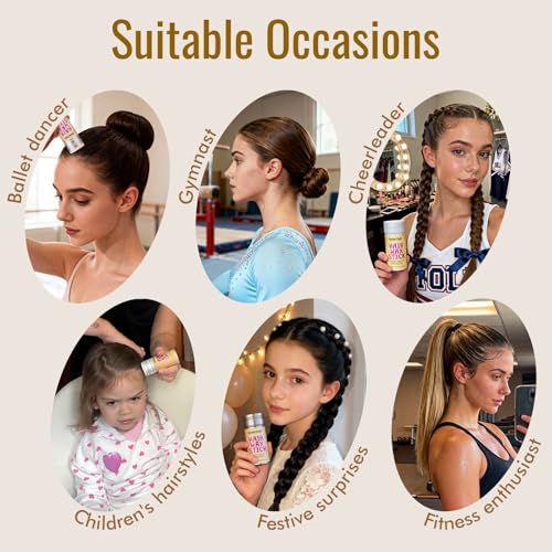 Dolahair Hair Wax Stick for Flyaways & Frizz Control - 2 Pack