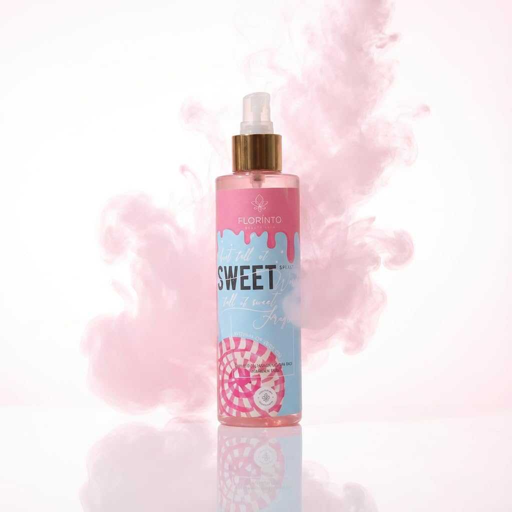 FLORÍNTO Body Mist - Aloe Vera Hydrating Spray for Sensitive Skin - Soothing, Non-Sticky Formula | 200 ml (Sweet)