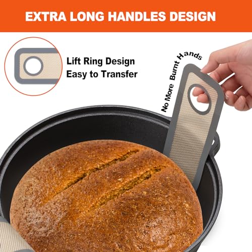 Angadona Silicone Bread Sling Mat - Non-Stick & Heat Resistant