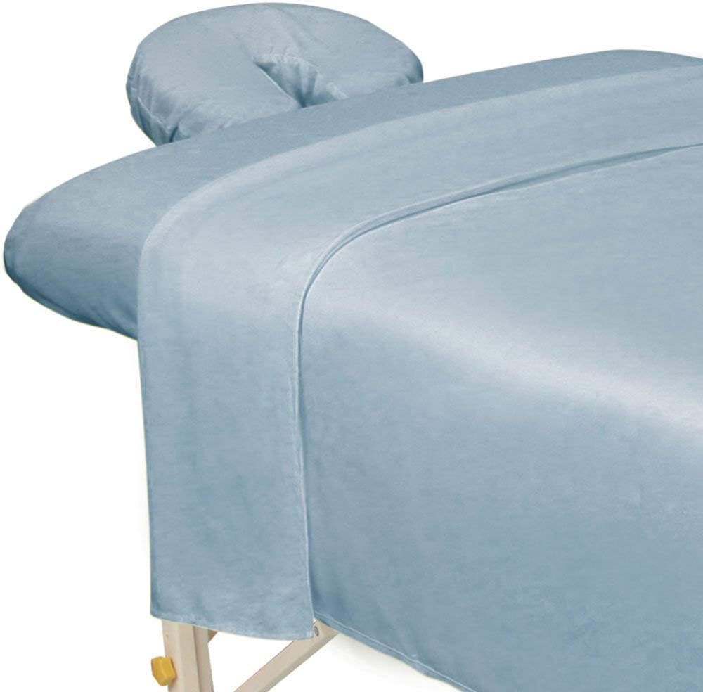 Premium Microfiber Massage Sheet Set - Ultra-Light, Stain & Wrinkle-Resistant | Black 3-Piece Set