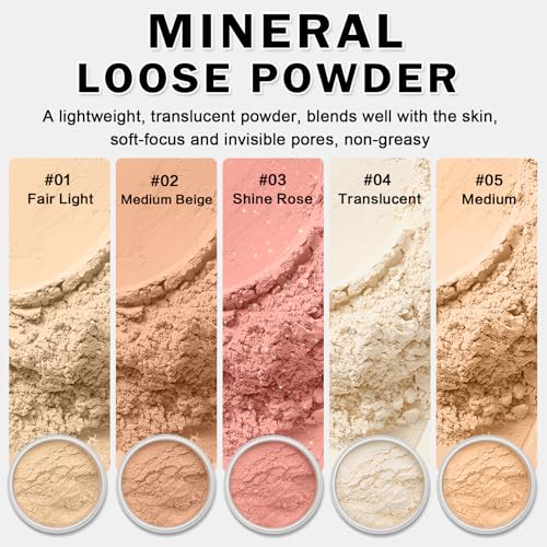 Mineral Loose Setting Sunscreen Powder SPF35 - Lightweight, Translucent Finish