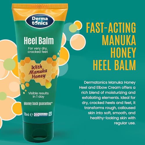 Dermatonics Manuka Honey Heel Balm for Cracked Heels - 70ml