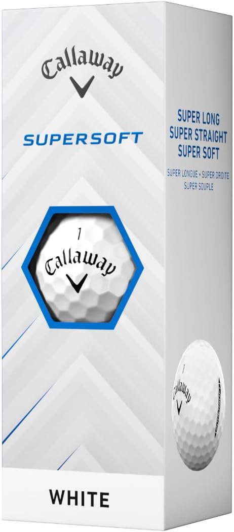 Callaway Golf Supersoft Golf Balls - Ultra-Soft Feel & Distance | 2025 Edition