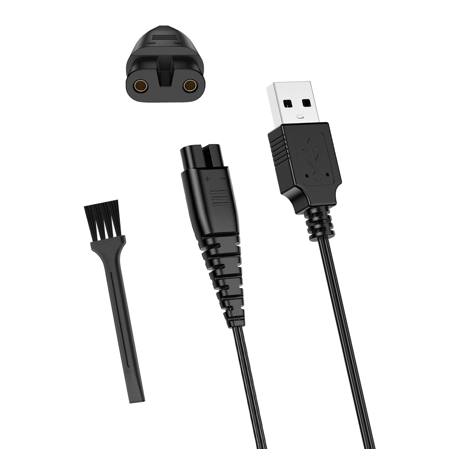 5V USB Charger for Hatteker Cordless Beard Trimmer Hair Clippers RFC-588 RFC-598 RFC-690 RFC-692 RFC-696 RSCX-7568 RSCX-9598 Electric Shaver Razor Charging Cord