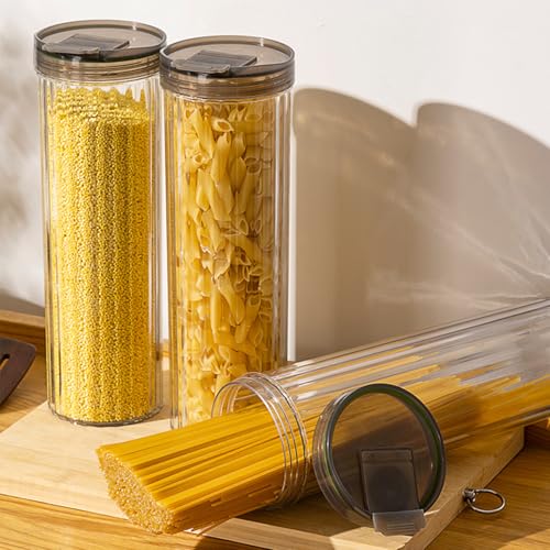 Airtight Clear Plastic Pasta Storage Container with Lid