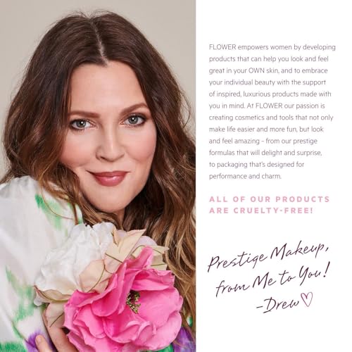 FLOWER Beauty by Drew Barrymore Fiber Fix Brow Gel – Blonde, Tint & Hold, Vegan