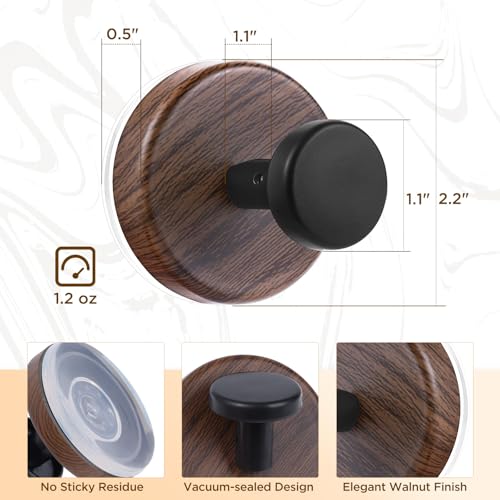 OUTXE Heavy Duty Suction Cup Wreath Hanger - 2-Pack for All Seasons