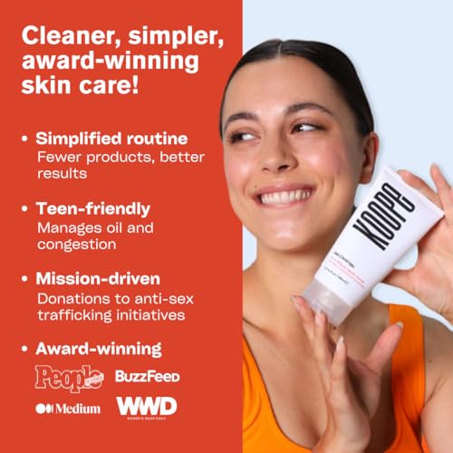 Koope Gel Cleanser - Gentle Face Wash for All Skin Types, 5.0 fl oz