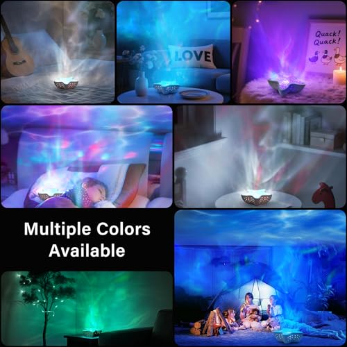 AmmToo Northern Lights Projector - Starfish Ocean Wave Night Light