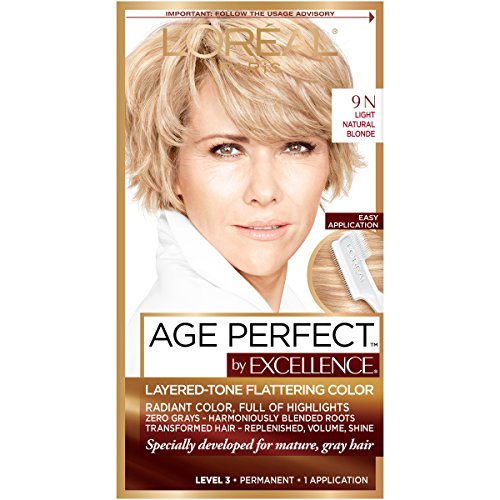 L'Oreal Paris Age Perfect Hair Color, 9N Light Natural Blonde