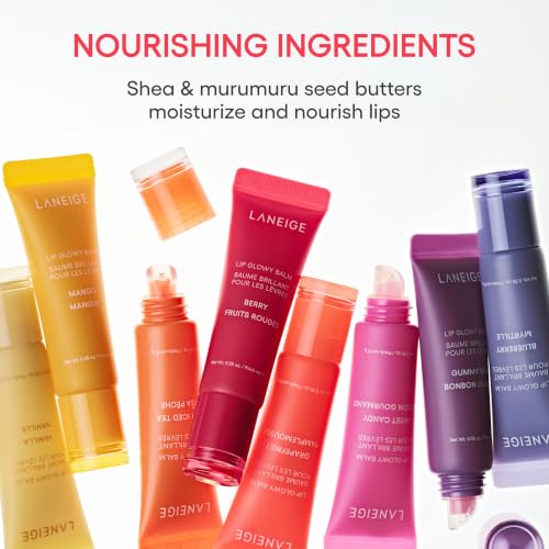 LANEIGE Lip Glowy Balm Sweet Candy Tinted Lip Moisturizer with Shea Butter