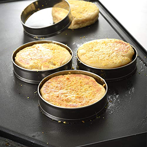 Norpro Stainless Steel English Muffin Rings - Set of 4