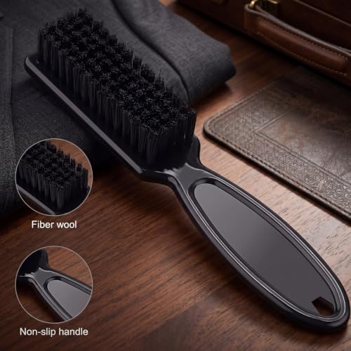 Patelai 2 Pcs Black Clipper Cleaning Brushes for Hair Clippers & Trimmers – Non-Slip Handle
