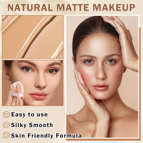 Airbrush Foundation Spray for Flawless Skin - Lightweight & Buildable Coverage