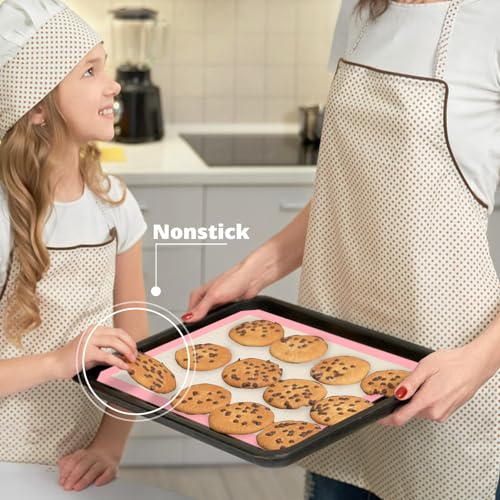 Silicone Baking Mat Set of 3 - Non-Stick & Easy to Clean