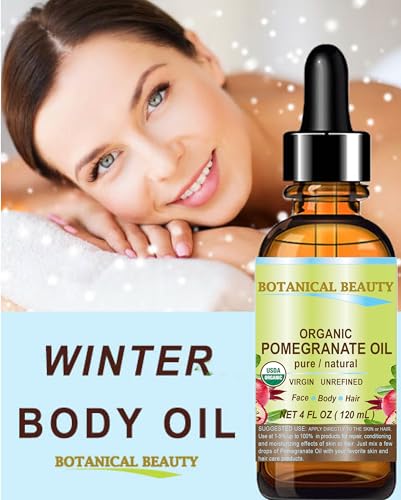 Botanical Beauty Organic Pomegranate Seed Oil - 100% Pure Cold-Pressed, 15ml