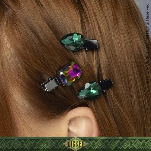 Scünci Wicked Elphaba 7-Piece Scrunchie & Salon Clip Set