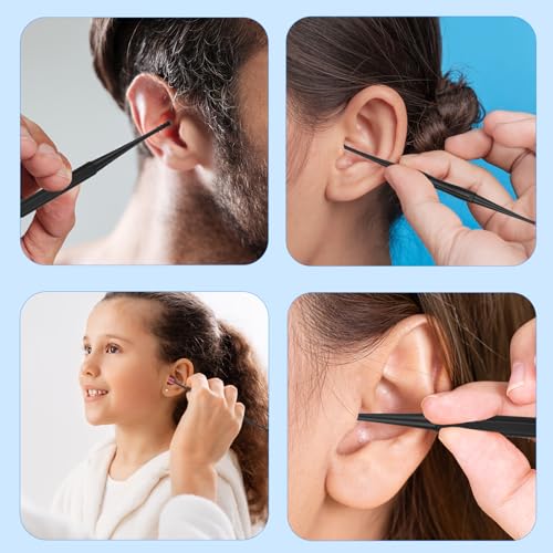 Q-Grips Ear Wax Removal Tool Kit - 6PCS Reusable Ear Cleaners