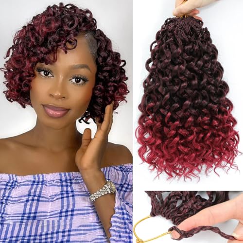 Agstgla 14 Inch Gogo Curl Crochet Hair - Pre-Looped Synthetic Extensions